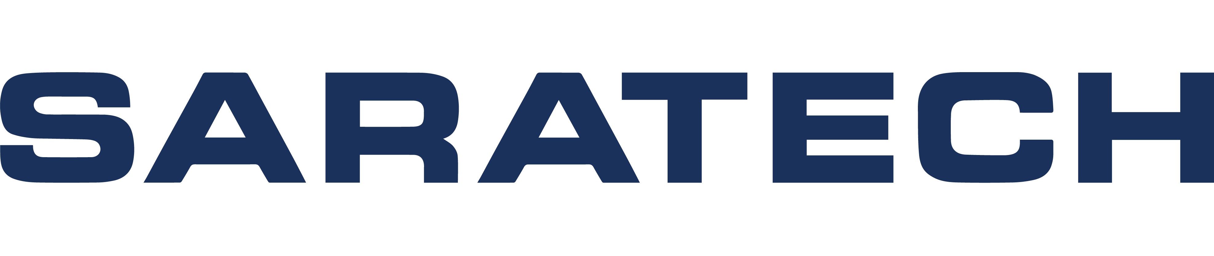 Saratech Full Logo Navy Menu