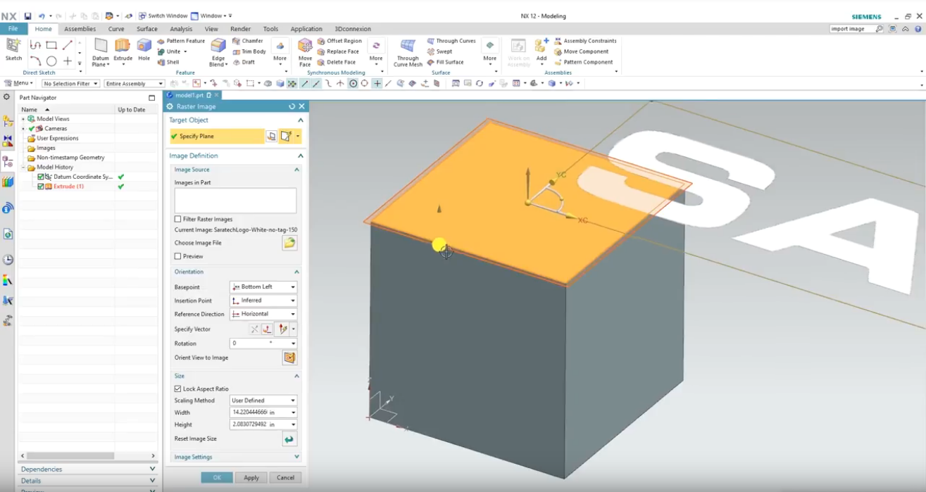 3D Solid Modelling Videos Selecting Geometry smartly Using Curve Rule in Siemens  NX