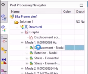 Cycle Modal Reference Modal Analysis in Simcenter 3D | Modal Analysis of a Bike Frame