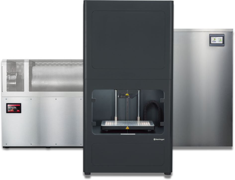 Metal X Series Printer, Sinter 1 Printer, and Wash 1 Printer