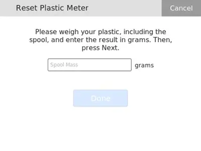 Reset Plastic Meter Weight