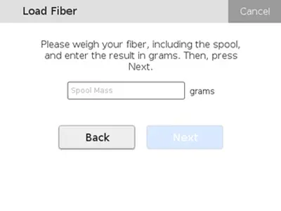 enter fiber spool weight