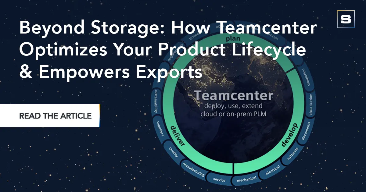 How Teamcenter Optimizes Your Product Lifecycle & Empowers Exports News & Events Slider