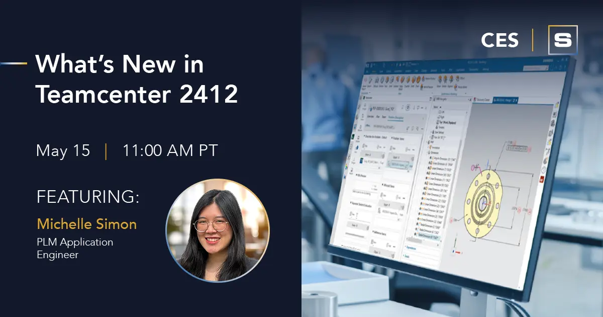 CES What's New in Teamcenter 2412 - FB 1200x630