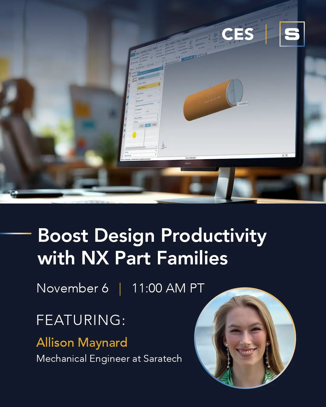 CES Boost Design Productivity with NX Part Families - Insta 1080x1350