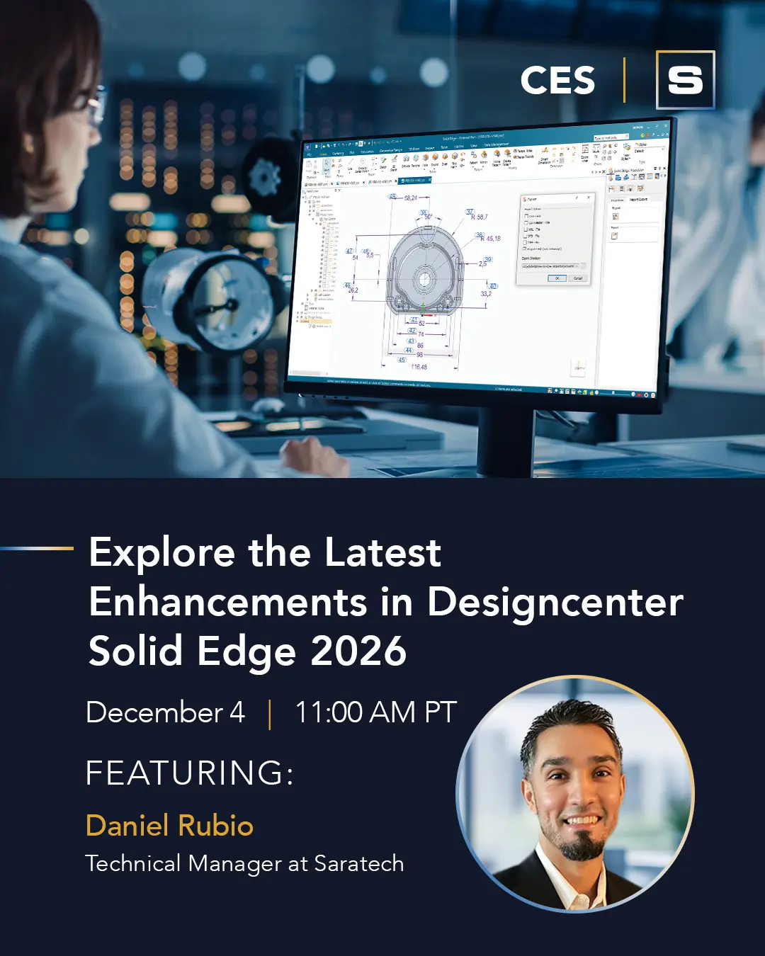 CES Explore the Latest Enhancements in Designcenter Solid Edge 2026 - Insta 1080x1350