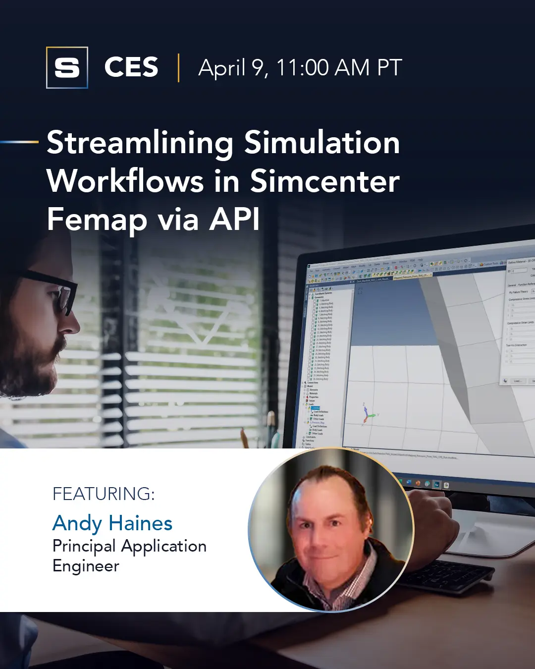 CES Streamlining Simulation Workflows Femap API - Insta 1080x1350