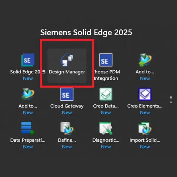 Solid Edge Design Manager 600x600